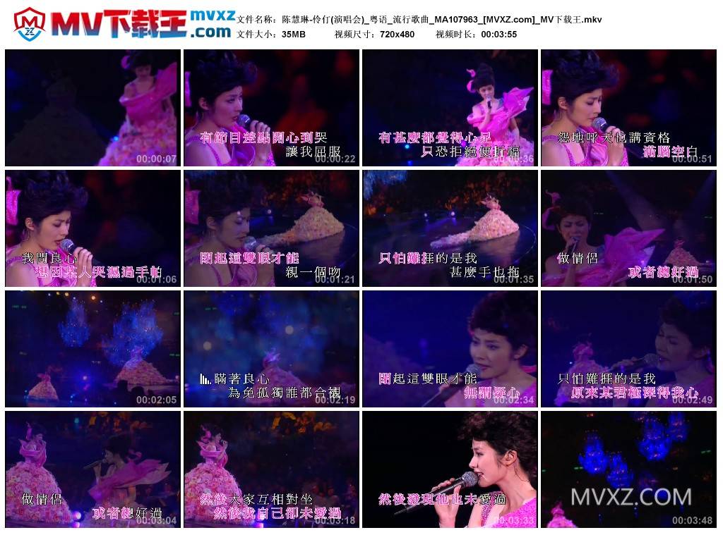 陈慧琳-伶仃(演唱会)_粤语_流行歌曲_MA107963